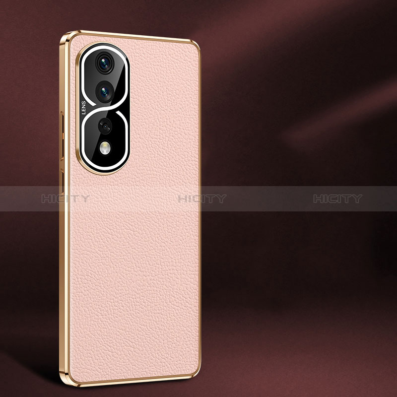 Custodia Lusso Pelle Cover JB2 per Huawei Honor 80 Pro 5G Rosa