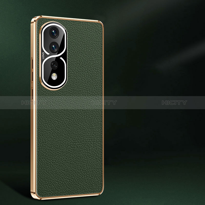 Custodia Lusso Pelle Cover JB2 per Huawei Honor 80 Pro 5G Verde