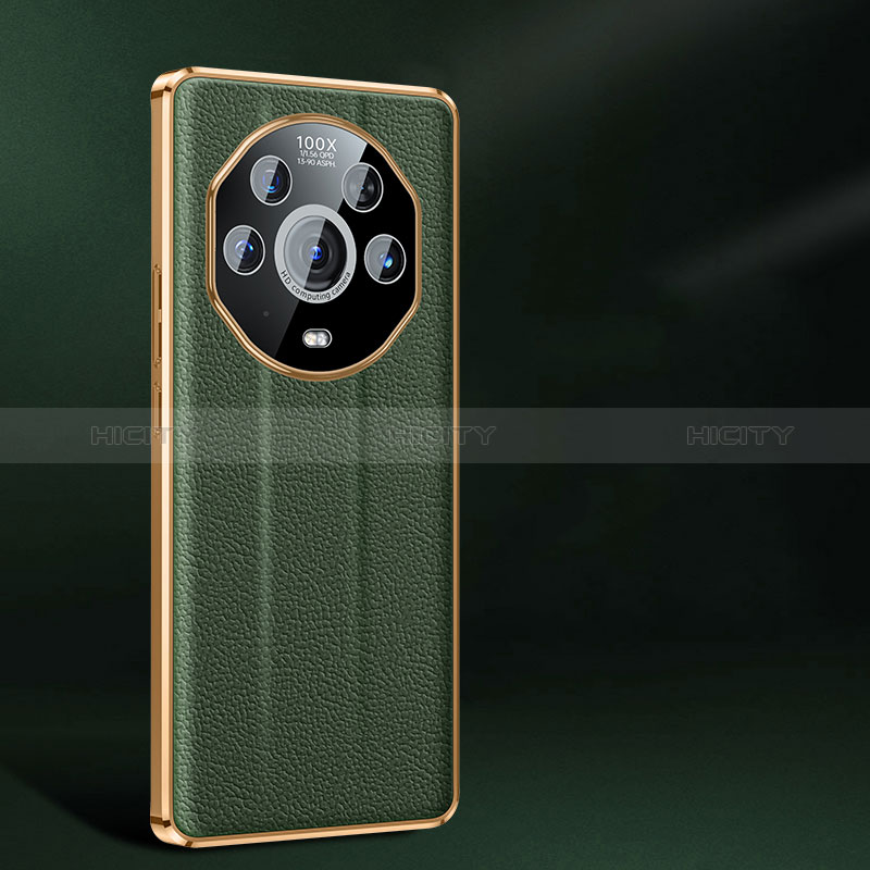 Custodia Lusso Pelle Cover JB2 per Huawei Honor Magic3 Pro+ Plus 5G Verde