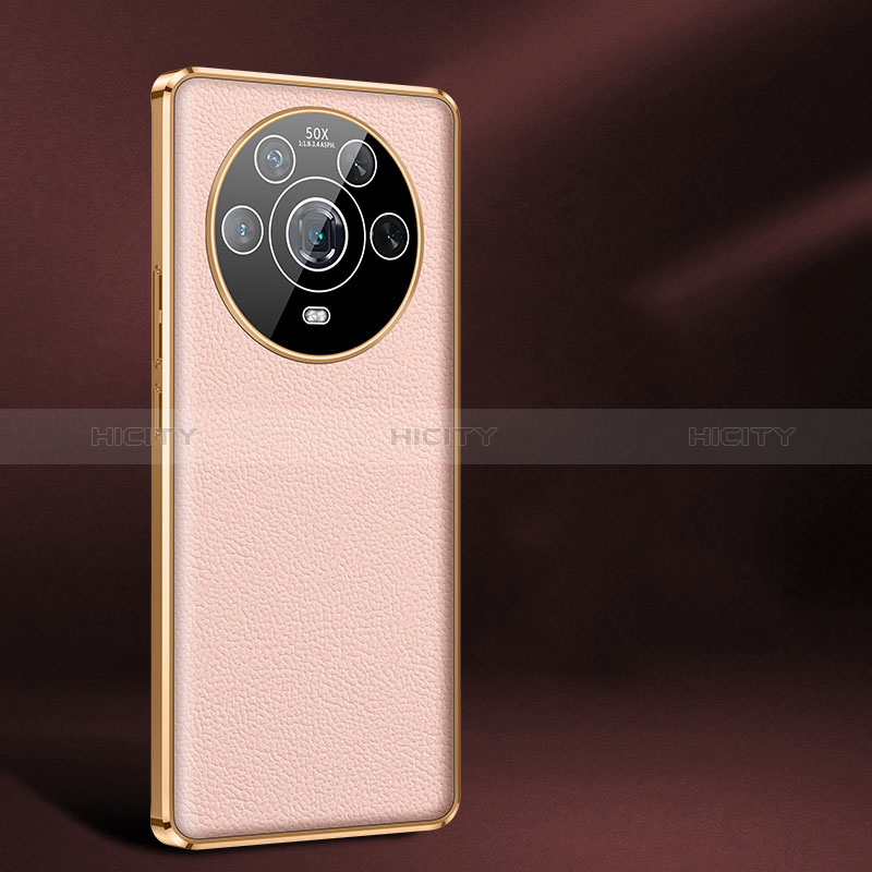 Custodia Lusso Pelle Cover JB2 per Huawei Honor Magic4 5G Rosa