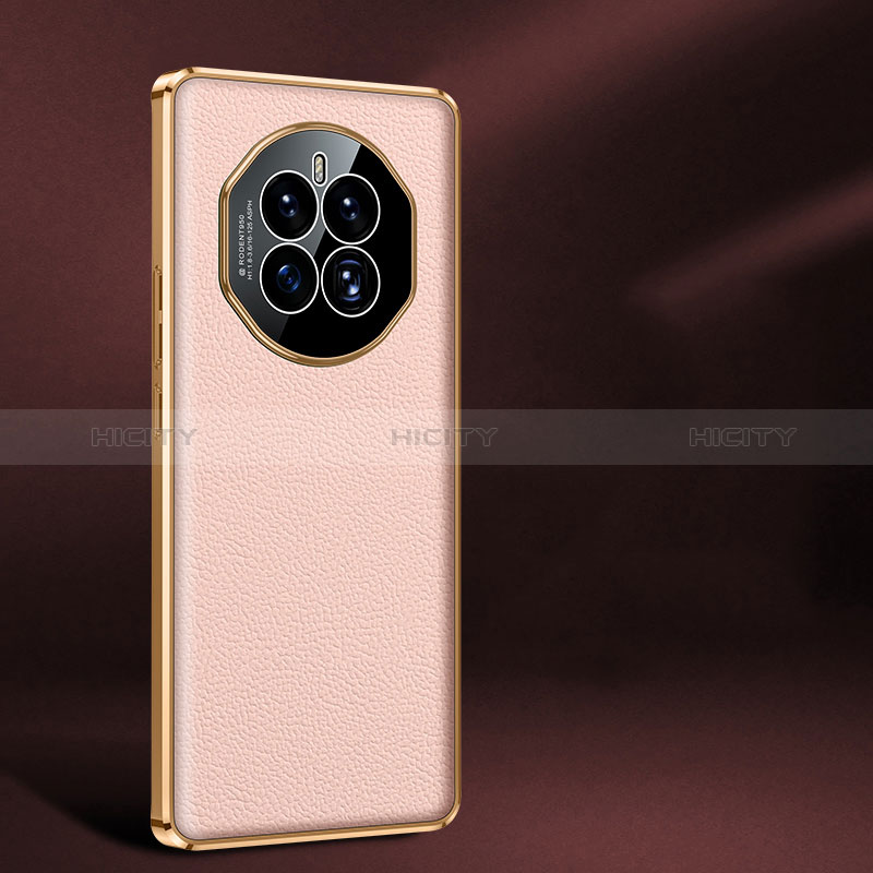 Custodia Lusso Pelle Cover JB2 per Huawei Mate 50 Rosa