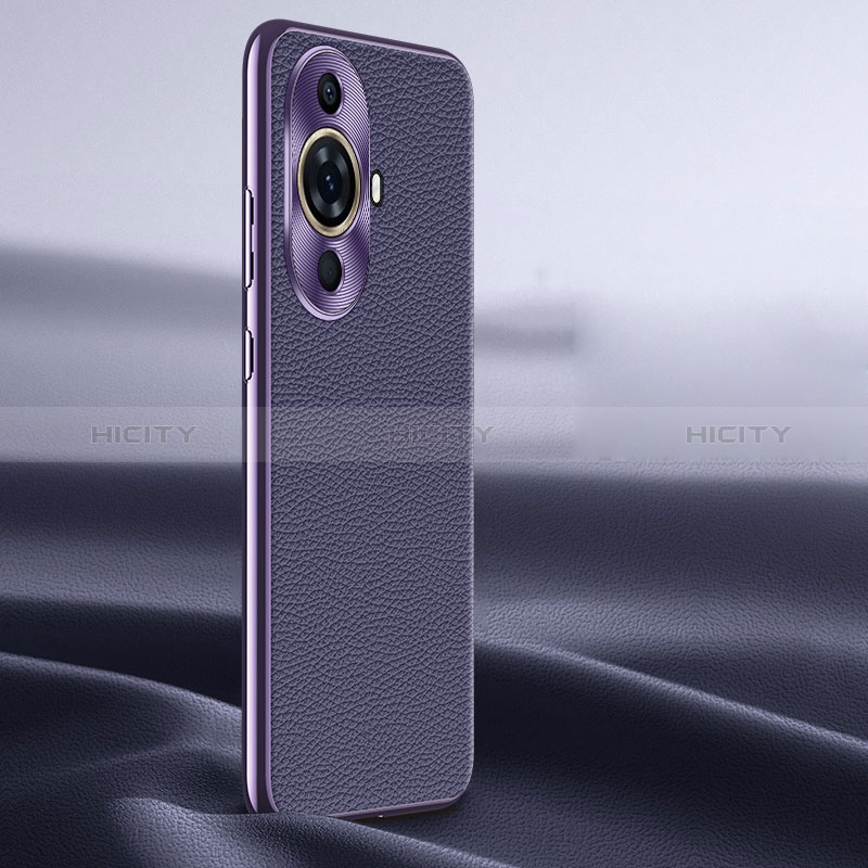 Custodia Lusso Pelle Cover JB2 per Huawei Nova 11 Ultra Viola