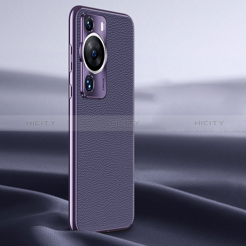 Custodia Lusso Pelle Cover JB2 per Huawei P60 Pro Viola