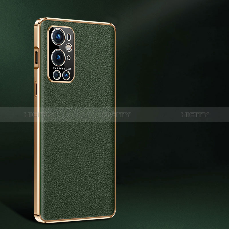 Custodia Lusso Pelle Cover JB2 per OnePlus 9 Pro 5G Verde