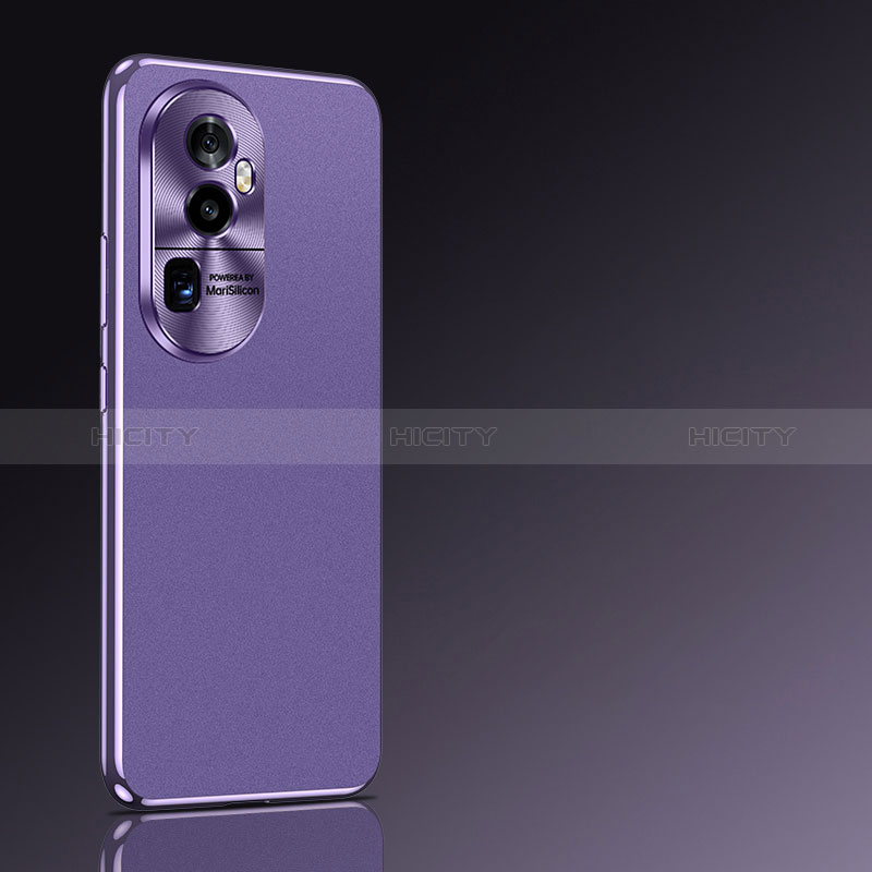 Custodia Lusso Pelle Cover JB2 per Oppo Reno10 Pro+ Plus 5G Viola