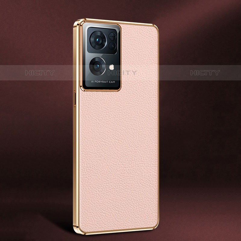 Custodia Lusso Pelle Cover JB2 per Oppo Reno7 Pro 5G Rosa