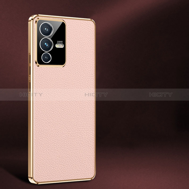 Custodia Lusso Pelle Cover JB2 per Vivo V23 Pro 5G Rosa