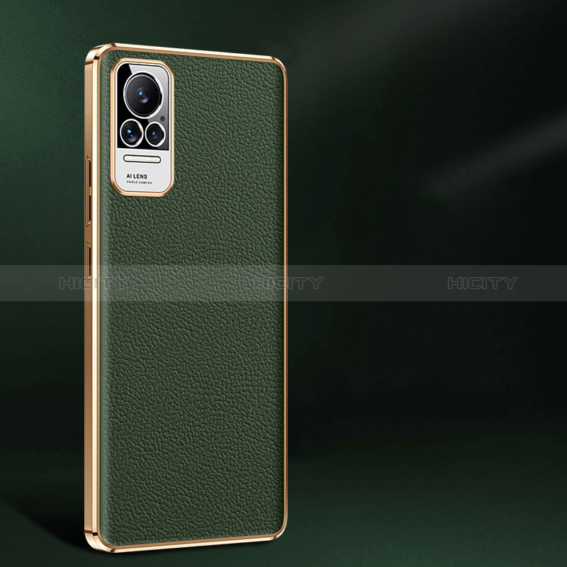 Custodia Lusso Pelle Cover JB2 per Xiaomi Civi 1S 5G Verde