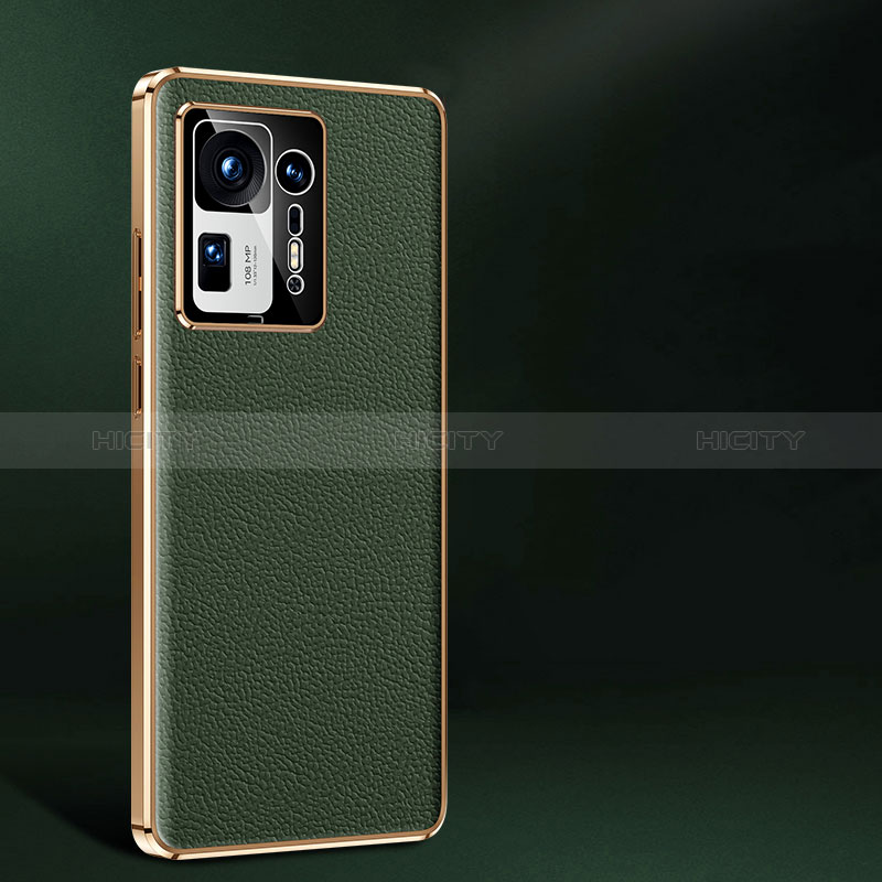 Custodia Lusso Pelle Cover JB2 per Xiaomi Mi Mix 4 5G Verde