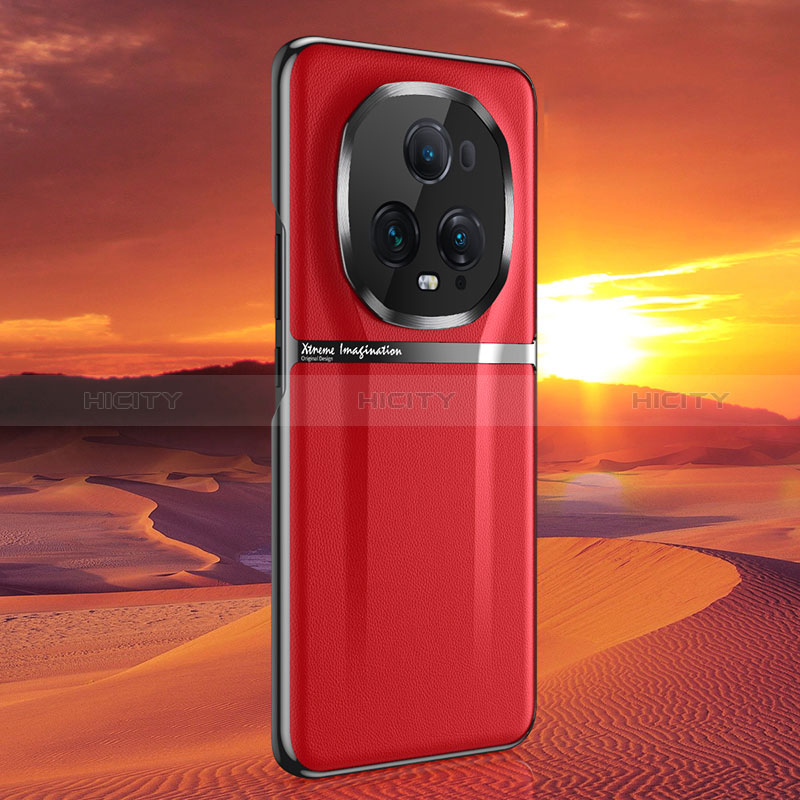 Custodia Lusso Pelle Cover JB3 per Huawei Honor Magic5 Ultimate 5G Rosso