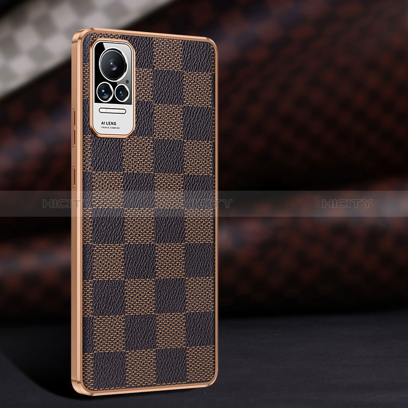 Custodia Lusso Pelle Cover JB3 per Xiaomi Civi 1S 5G Marrone