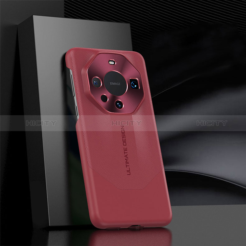 Custodia Lusso Pelle Cover JL1 per Huawei Mate 60 Pro+ Plus Rosso