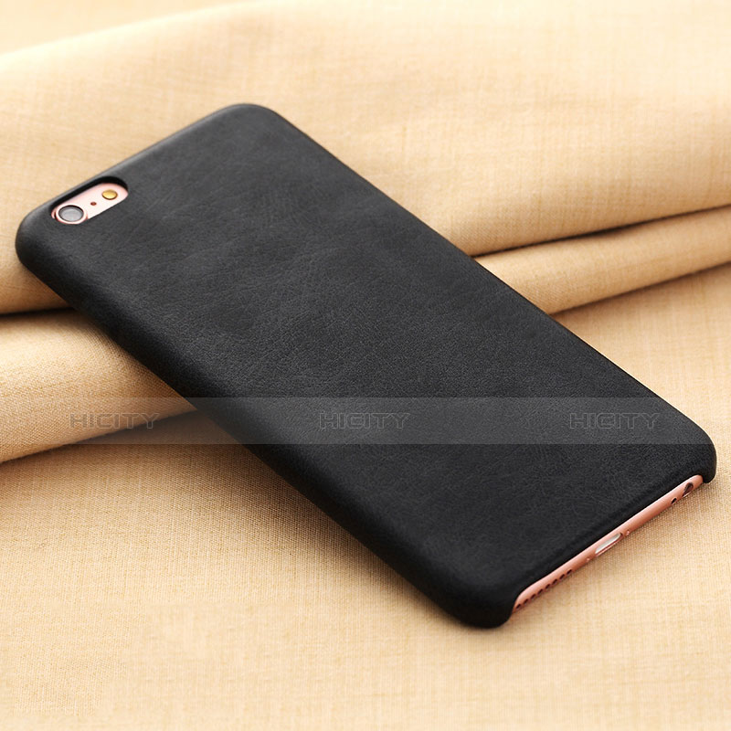 Custodia Lusso Pelle Cover L01 per Apple iPhone 6S Nero