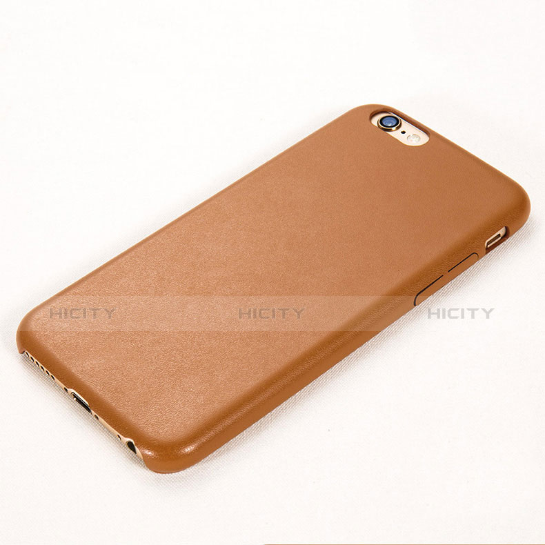 Custodia Lusso Pelle Cover L02 per Apple iPhone 6 Marrone