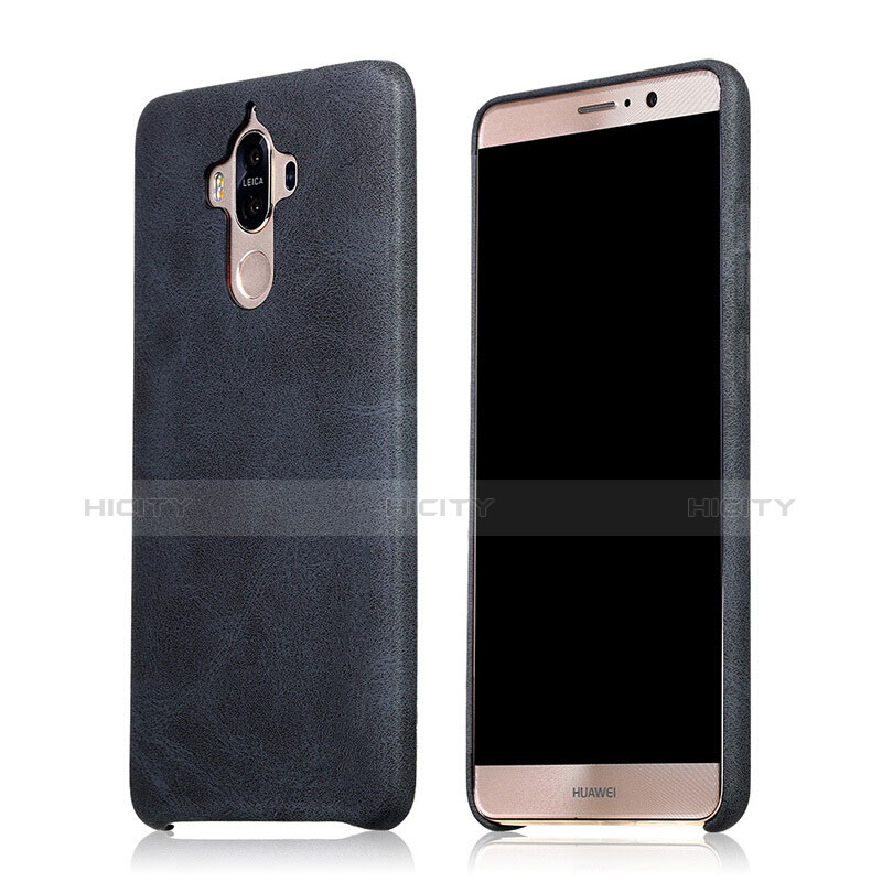 Custodia Lusso Pelle Cover L02 per Huawei Mate 9 Nero