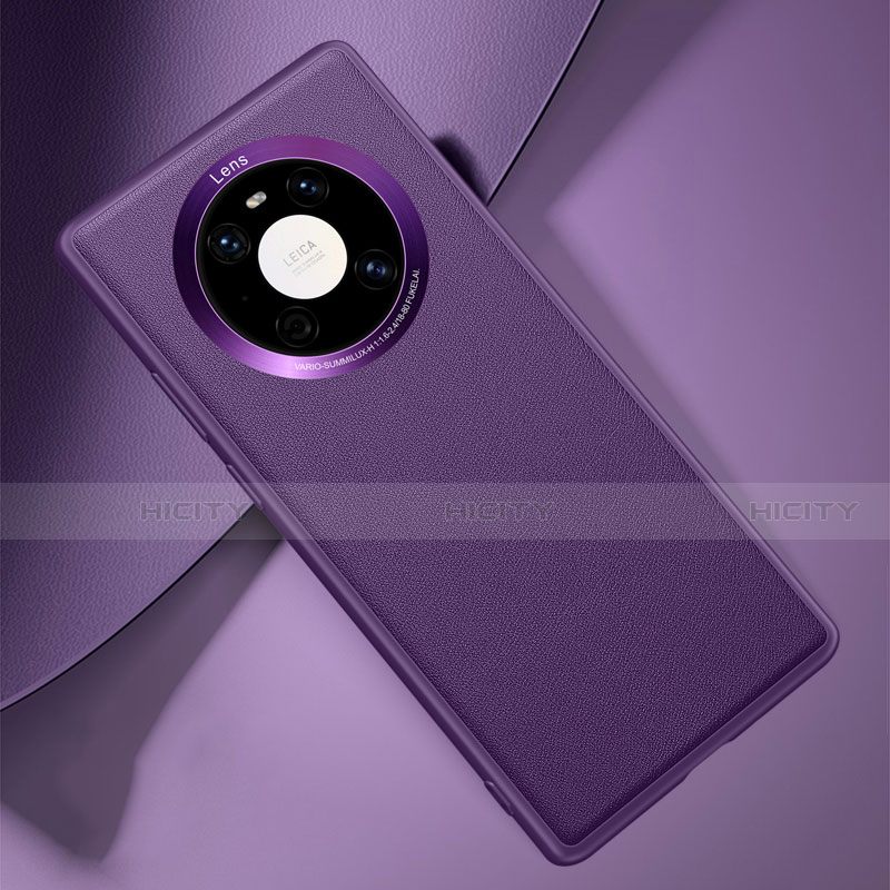 Custodia Lusso Pelle Cover L03 per Huawei Mate 40 Viola