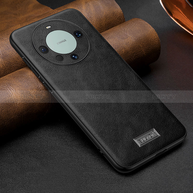 Custodia Lusso Pelle Cover LD1 per Huawei Mate 60 Pro Nero