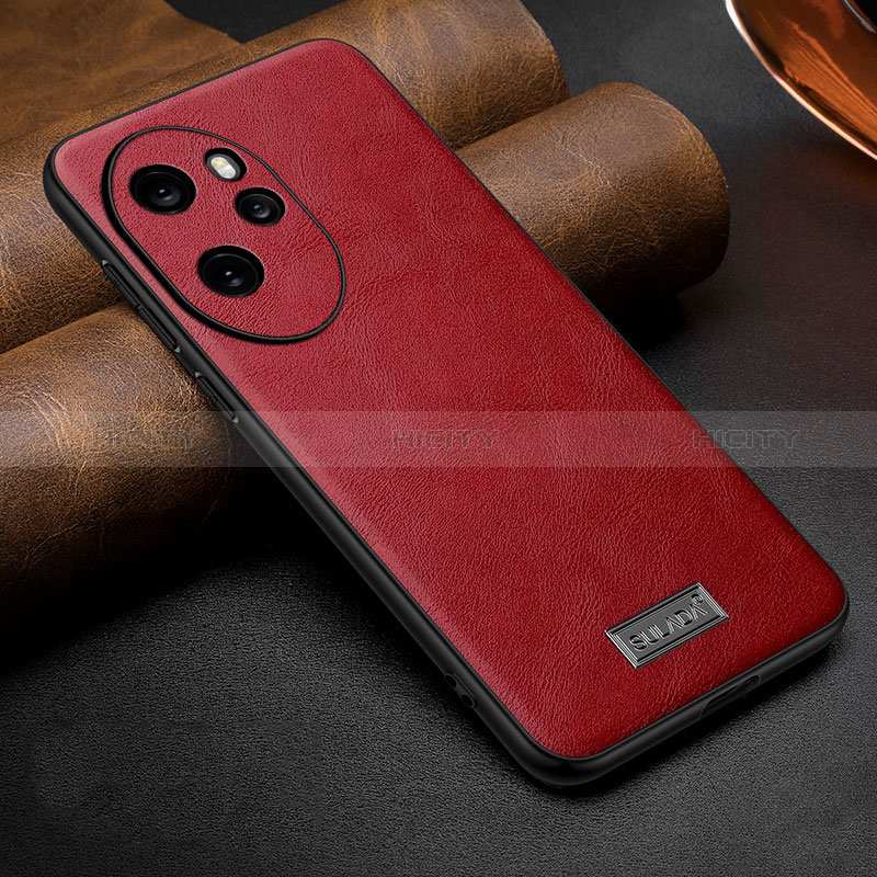 Custodia Lusso Pelle Cover LD2 per Huawei Honor 100 Pro 5G Rosso