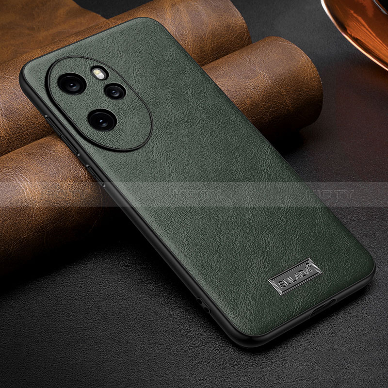 Custodia Lusso Pelle Cover LD2 per Huawei Honor 100 Pro 5G Verde