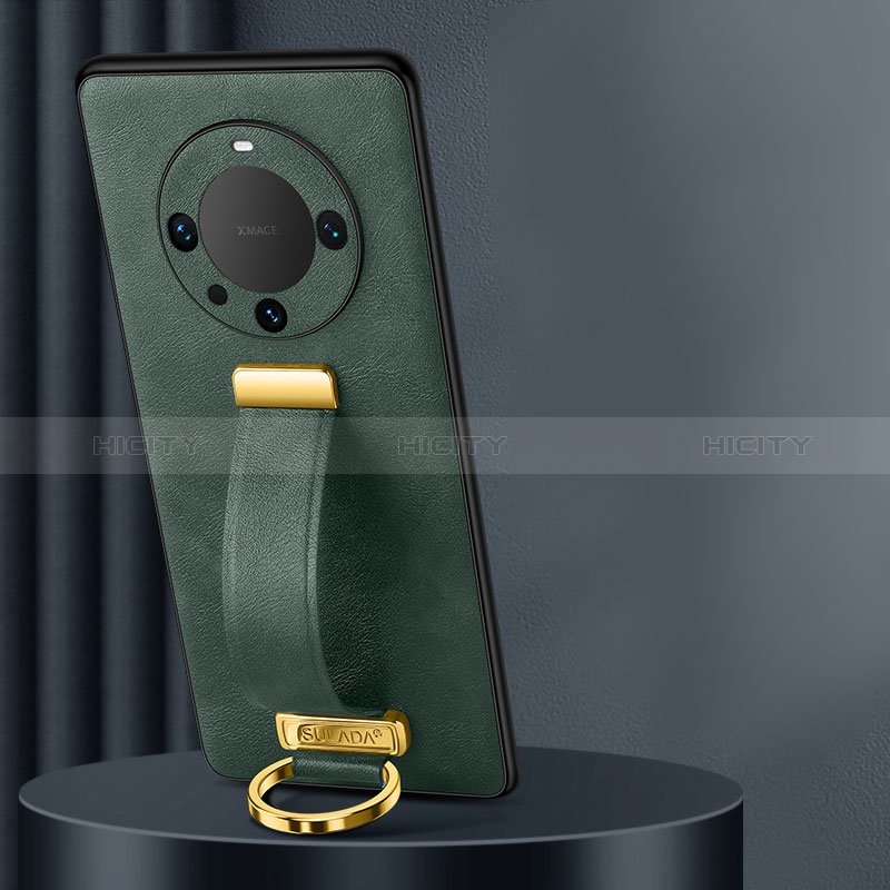 Custodia Lusso Pelle Cover LD2 per Huawei Mate 60 Pro Verde