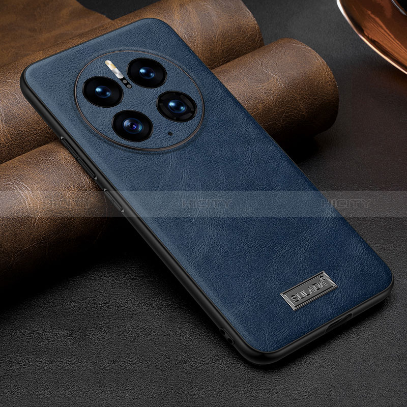 Custodia Lusso Pelle Cover LD3 per Huawei Mate 50 Pro Blu