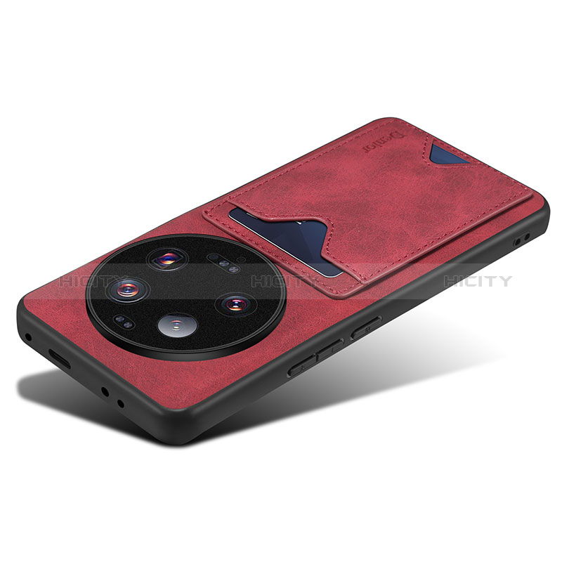 Custodia Lusso Pelle Cover MT1 per Xiaomi Mi 13 Ultra 5G Rosso