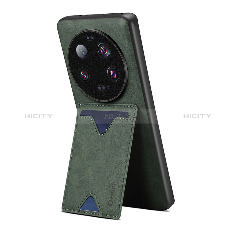 Custodia Lusso Pelle Cover MT2 per Xiaomi Mi 13 Ultra 5G Verde