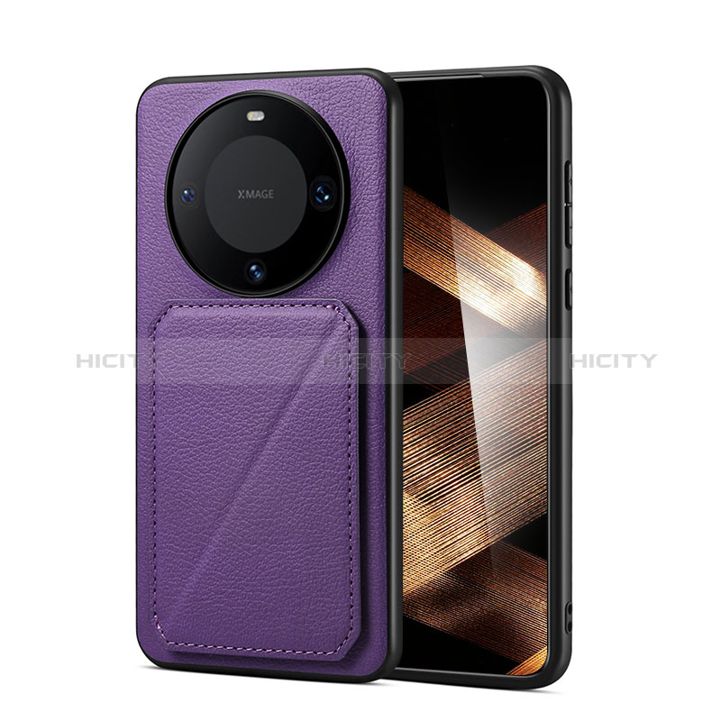 Custodia Lusso Pelle Cover MT3 per Huawei Mate 60 Pro Viola