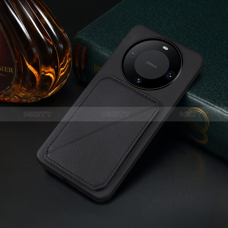 Custodia Lusso Pelle Cover MT4 per Huawei Mate 60 Pro Nero