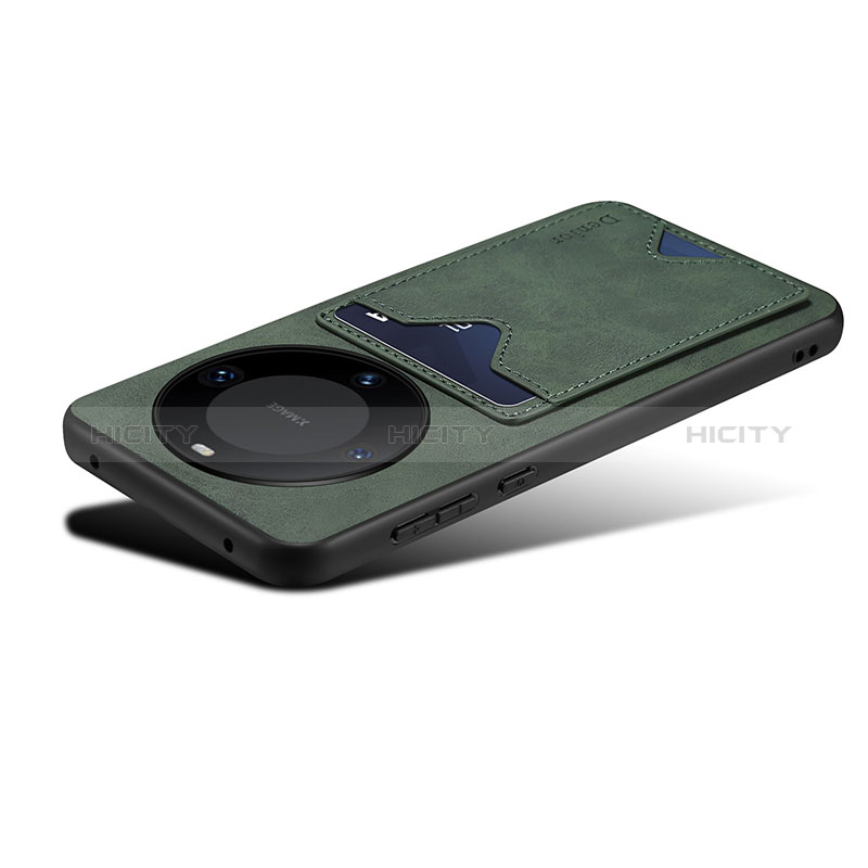 Custodia Lusso Pelle Cover MT5 per Huawei Mate 60 Verde