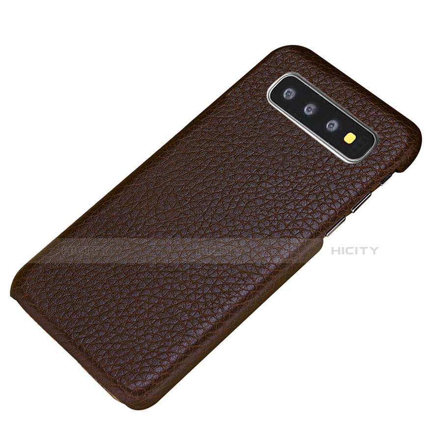 Custodia Lusso Pelle Cover P01 per Samsung Galaxy S10