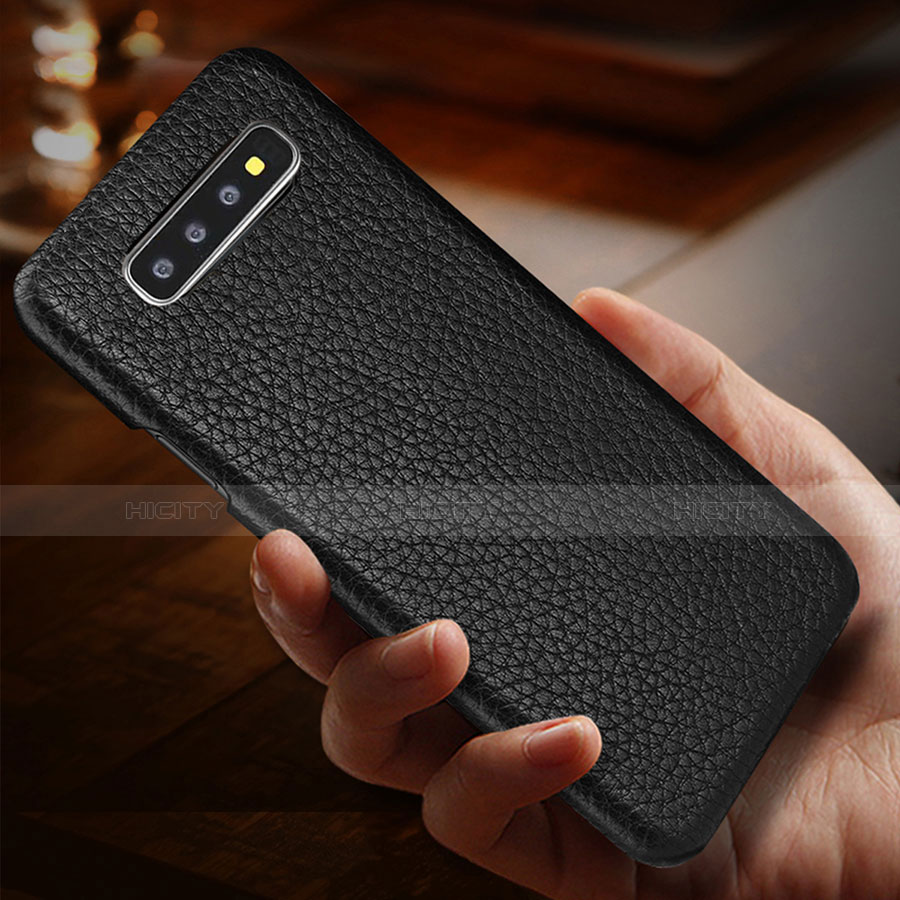 Custodia Lusso Pelle Cover P01 per Samsung Galaxy S10