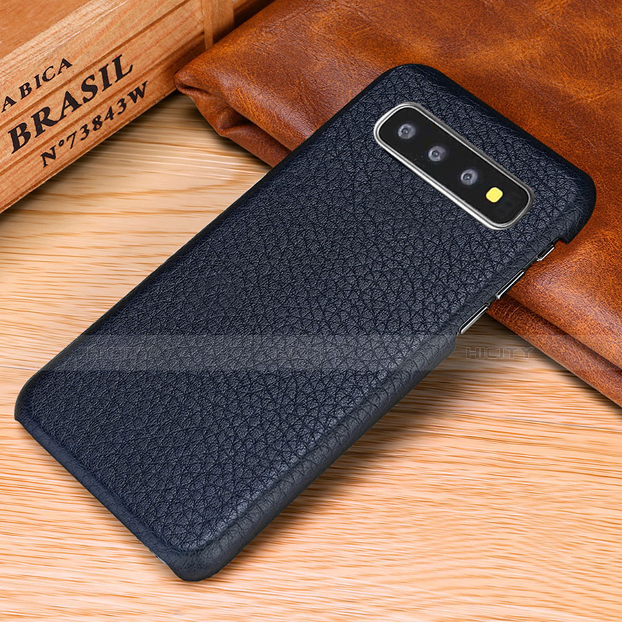 Custodia Lusso Pelle Cover P01 per Samsung Galaxy S10 Plus