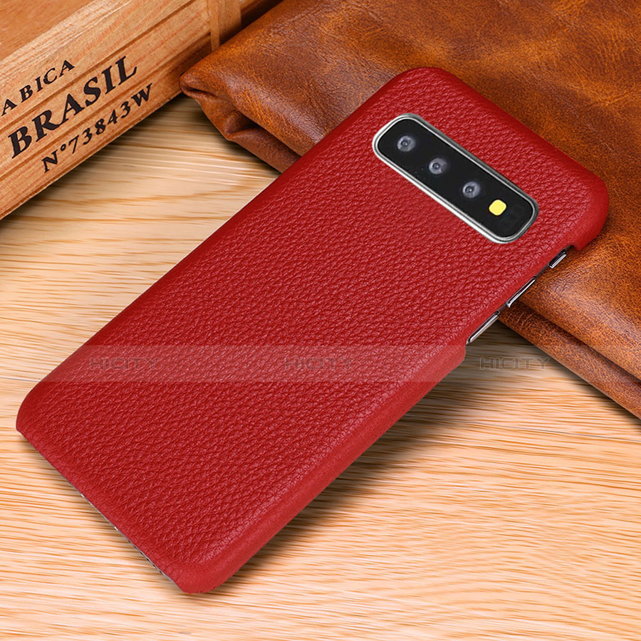 Custodia Lusso Pelle Cover P01 per Samsung Galaxy S10 Plus