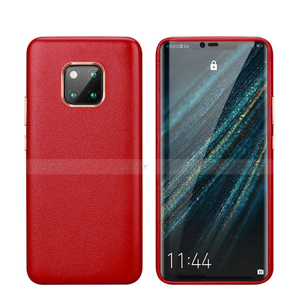 Custodia Lusso Pelle Cover P03 per Huawei Mate 20 Pro Rosso