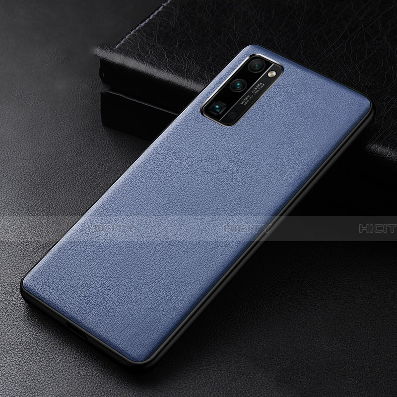 Custodia Lusso Pelle Cover per Huawei Honor 30 Pro+ Plus Blu