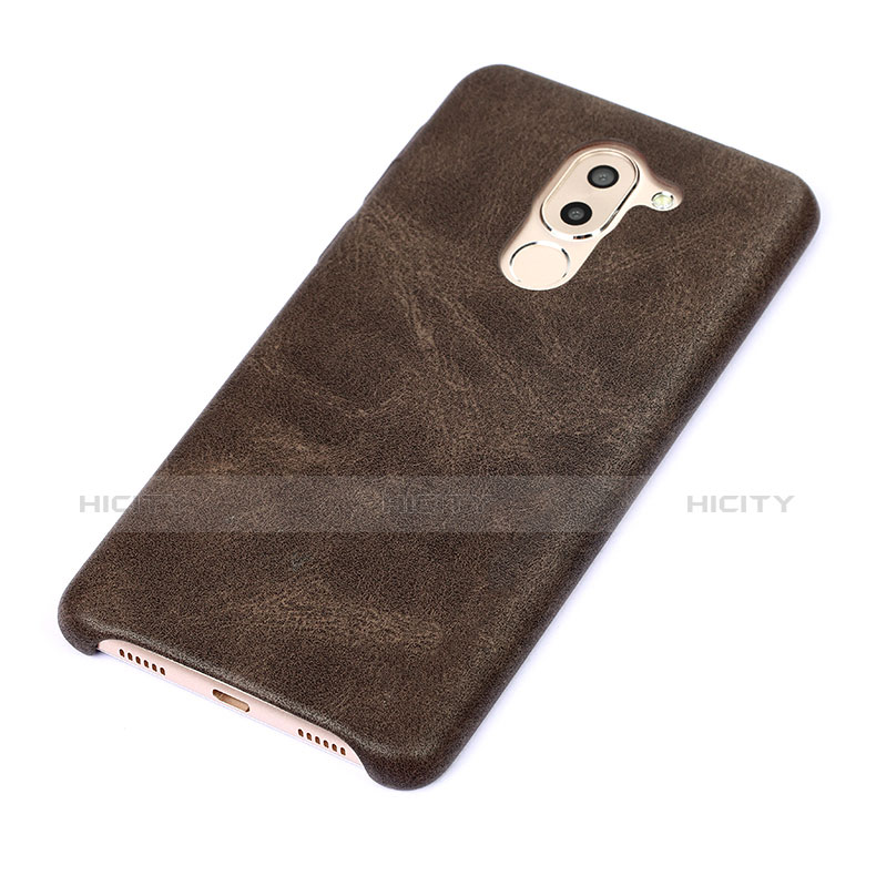 Custodia Lusso Pelle Cover per Huawei Honor 6X Marrone