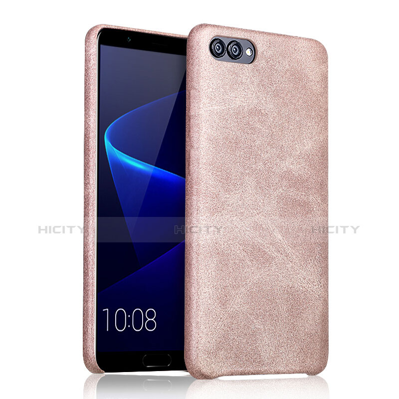 Custodia Lusso Pelle Cover per Huawei Honor V10 Oro