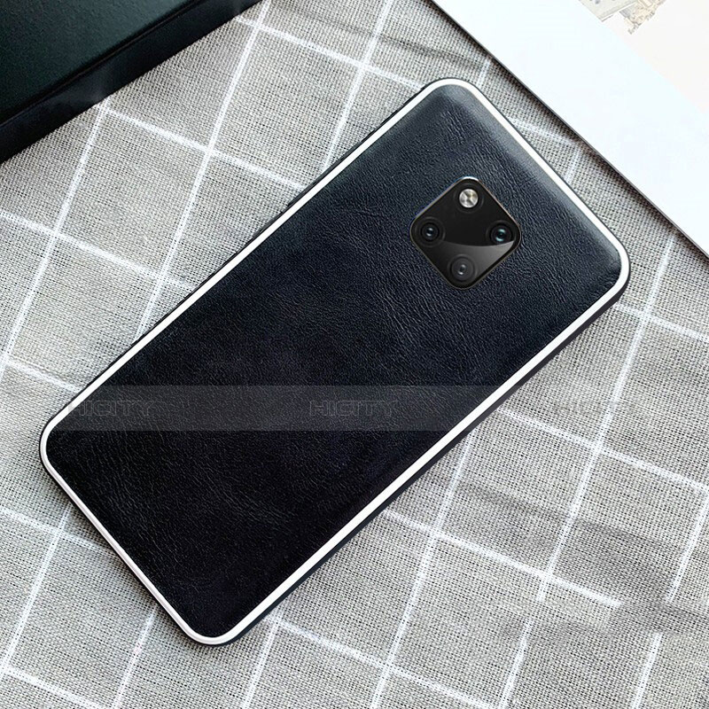 Custodia Lusso Pelle Cover per Huawei Mate 20 Pro Nero