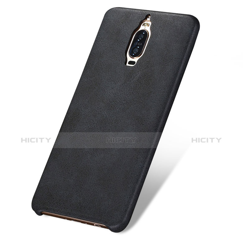 Custodia Lusso Pelle Cover per Huawei Mate 9 Pro Nero