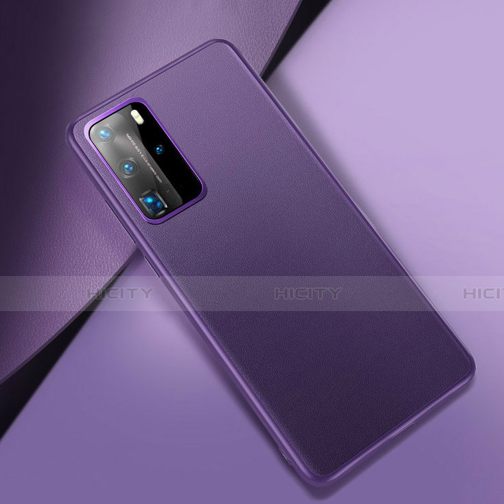 Custodia Lusso Pelle Cover per Huawei P40 Pro