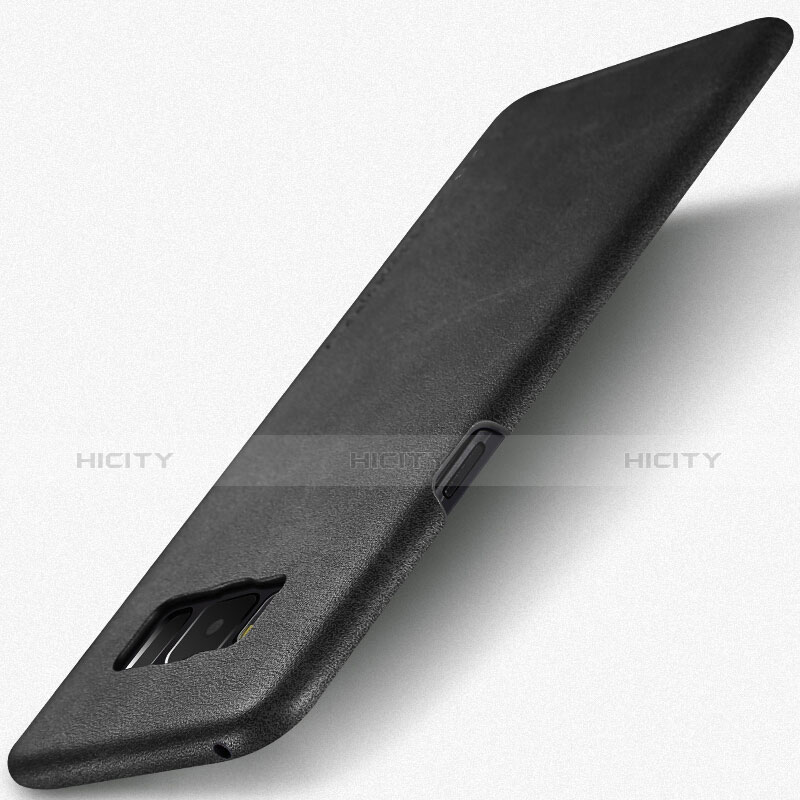 Custodia Lusso Pelle Cover per Samsung Galaxy S8 Nero