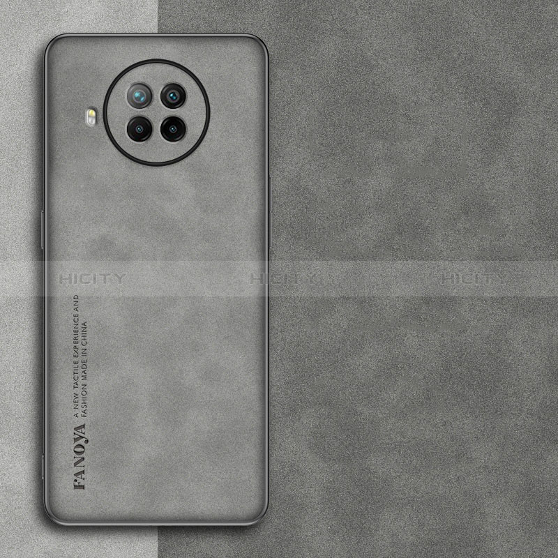 Custodia Lusso Pelle Cover per Xiaomi Mi 10i 5G Grigio