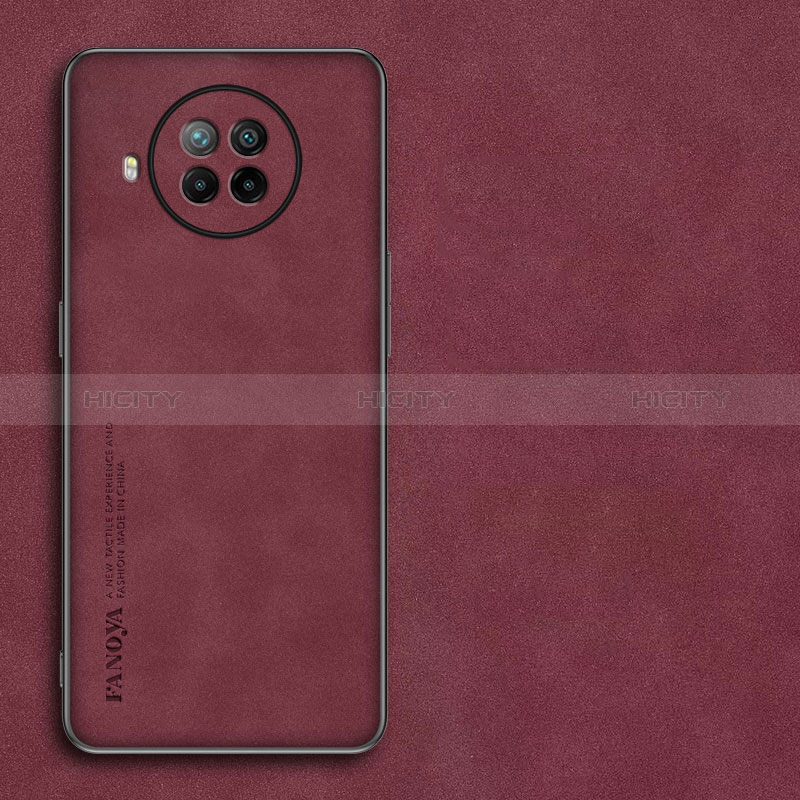 Custodia Lusso Pelle Cover per Xiaomi Mi 10T Lite 5G Rosso