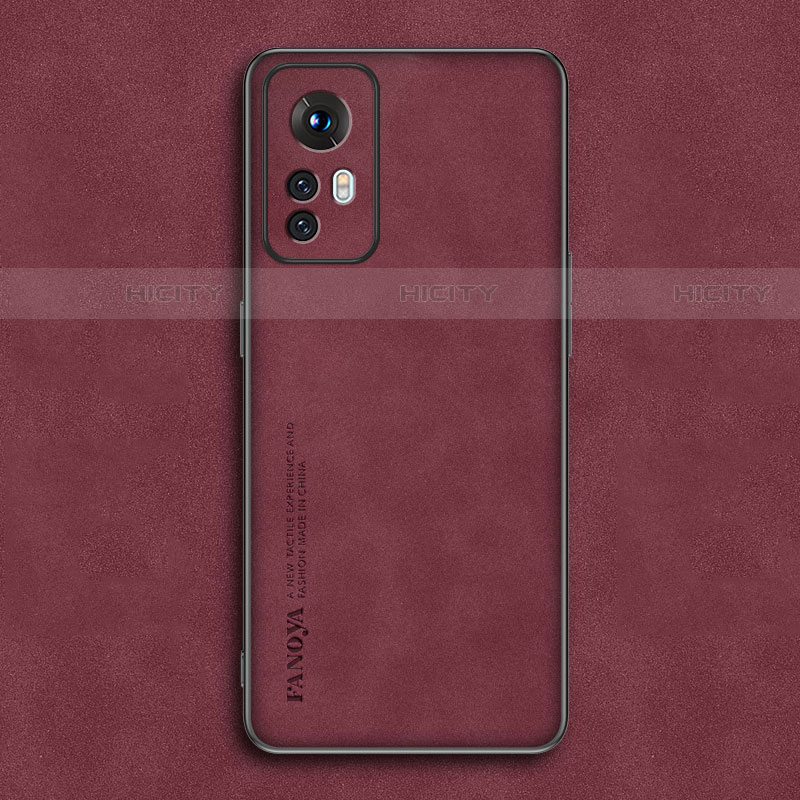 Custodia Lusso Pelle Cover per Xiaomi Mi 12S 5G Rosso