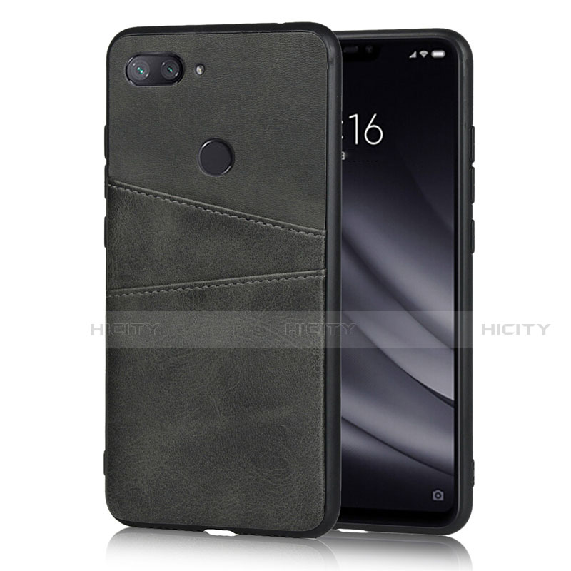 Custodia Lusso Pelle Cover per Xiaomi Mi 8 Lite Nero