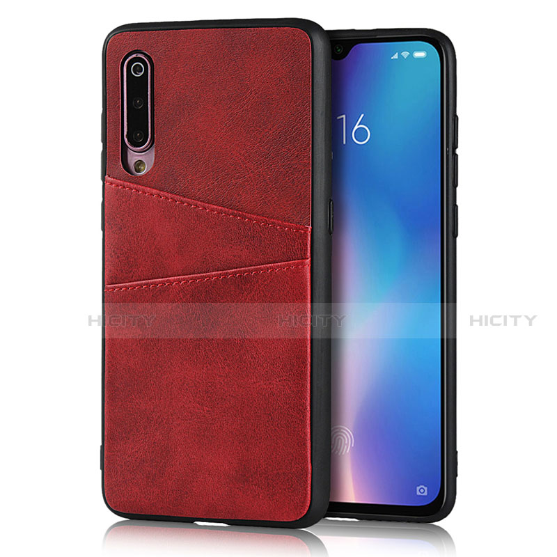 Custodia Lusso Pelle Cover per Xiaomi Mi A3 Lite Rosso