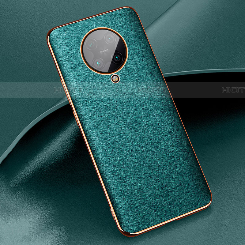 Custodia Lusso Pelle Cover per Xiaomi Poco F2 Pro Verde