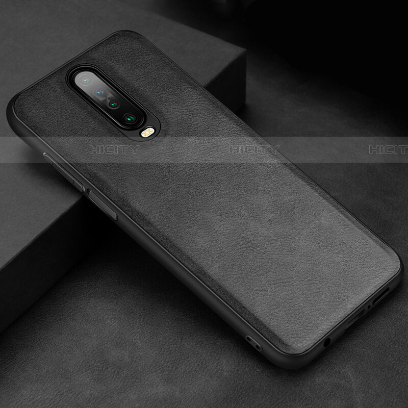 Custodia Lusso Pelle Cover per Xiaomi Redmi K30 4G Nero