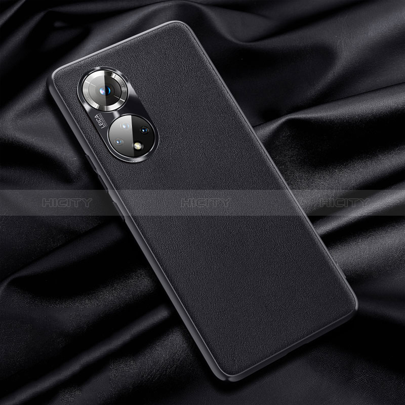 Custodia Lusso Pelle Cover QK1 per Huawei Honor 50 5G Nero